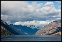 Lake Chelan and Cascades, morning. Washington ( color)