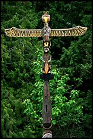 Totem Pole, Olympic Peninsula. Olympic Peninsula, Washington (color)