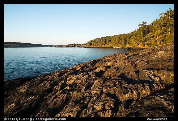 Iceberg Point, Lopez Island. Washington (color)