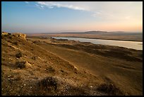 Shrub-steppe terrain and Columbia River, Wahluke Unit, Hanford Reach National Monument. Washington ( color)