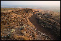 Basalt Cliff and hardened lava flow, Saddle Mountain, Hanford Reach National Monument. Washington ( color)