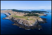 Aerial view of Cattle Point, San Juan Island. Washington ( color)