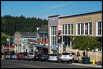 Street, Friday Harbor, San Juan Island. Washington ( color)