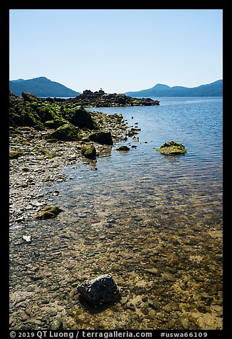 Indian Island shore, San Juan Islands National Monument, Orcas Island. Washington (color)