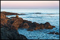 Rocky coastline and Salish Sea, Iceberg Point, San Juan Islands National Monument, Lopez Island. Washington ( color)