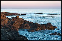 Rocky coastline and Salish Sea, Iceberg Point, San Juan Islands National Monument, Lopez Island. Washington ( color)