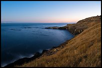 Moonlit coastline near Iceberg Point, San Juan Islands National Monument, Lopez Island. Washington ( color)