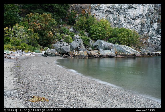 Watmough Beach, San Juan Islands National Monument, Lopez Island. Washington (color)