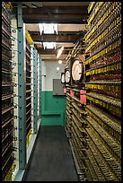 Room with wiring, nuclear reactor B, Hanford Unit, Manhattan Project National Historical Park. Washington ( color)