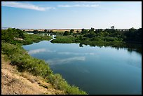 Side arm of Columbia River, Ringold Unit, Hanford Reach National Monument. Washington ( color)