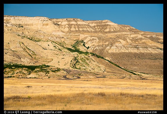 Bluffs, Ringold Unit, Hanford Reach National Monument. Washington (color)