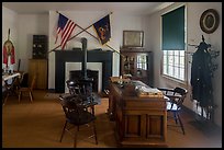 Officer office. Fort Laramie National Historical Site, Wyoming, USA ( color)