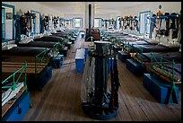 Barrack dorm. Fort Laramie National Historical Site, Wyoming, USA ( color)