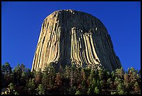 Volcanic Neck, Devils Tower National Monument. Wyoming, USA ( color)