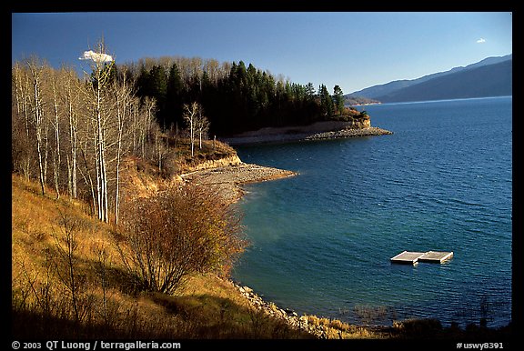 Palissades Reservoir. Wyoming, USA (color)