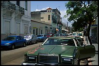 Old car in a street, Ponce. Puerto Rico