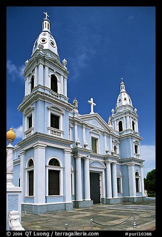 Nuestra Senora de Guadalupe, Plaza las Delicias, Ponce. Puerto Rico (color)