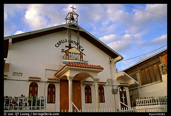 Front of a church, La Parguera. Puerto Rico