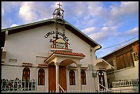 Front of a church, La Parguera. Puerto Rico (color)