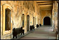 Corridor in El Castillo Del Morro. San Juan, Puerto Rico (color)