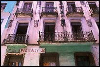 Facade of old house. San Juan, Puerto Rico