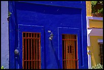 Doors and blue walls. San Juan, Puerto Rico ( color)