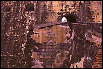 Walls and openings,  El Morro Fortress. San Juan, Puerto Rico