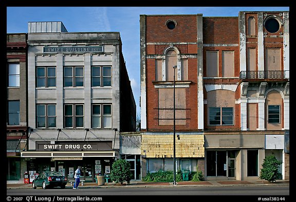 Historic commercial buildings. Selma, Alabama, USA