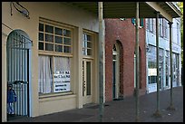 Doorway and historic buildings. Selma, Alabama, USA