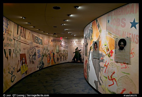 Inside the Civil Rights Memorial. Montgomery, Alabama, USA (color)