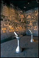 Exhibit inside the Civil Rights Memorial. Montgomery, Alabama, USA (color)