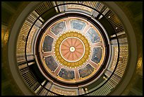 Dome of the state capitol from inside. Montgomery, Alabama, USA (color)