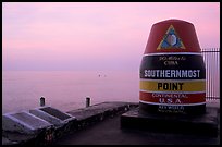 Marker for Southermost point in continental US. Key West, Florida, USA