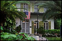 Facade of Hemingway's house. Key West, Florida, USA ( color)