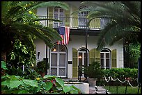 Facade of Hemingway's house. Key West, Florida, USA