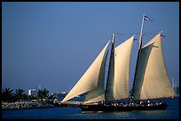 Historic sailboat. Key West, Florida, USA