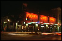 Sloppy Joe bar by night. Key West, Florida, USA (color)