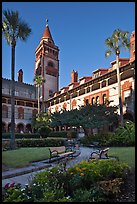 Ponce de Leon Hall, Flagler College. St Augustine, Florida, USA (color)