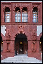 Spanish Renaissance style doorway, Ponce de Leon Hotel. St Augustine, Florida, USA ( color)