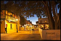 historic Spanish Colonial Quarter by night. St Augustine, Florida, USA