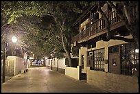 St George Street by night. St Augustine, Florida, USA