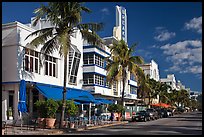 Art Deco District, Miami Beach. Florida, USA (color)