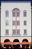 Art Deco hotel facade, Miami Beach. Florida, USA ( color)