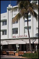 Carlyle Hotel, South Beach district, Miami Beach. Florida, USA (color)