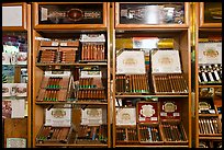 Cuban cigars for sale, Mallory Square. Key West, Florida, USA (color)