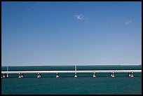 Highway bridge between Bahia Honda and Summerland Keys. The Keys, Florida, USA (color)