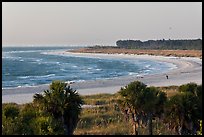 Beach at sunset, Fort De Soto Park. Florida, USA ( color)