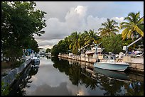 Canal, Big Pine Key. The Keys, Florida, USA (color)