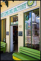 Key Line Pie Factory facade. Key West, Florida, USA ( color)