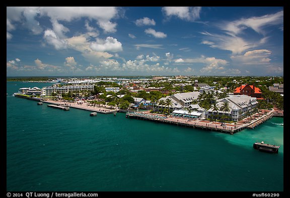Waterfront. Key West, Florida, USA (color)